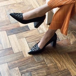 Dear Frances - The Boss Heel in Black, (US 8)